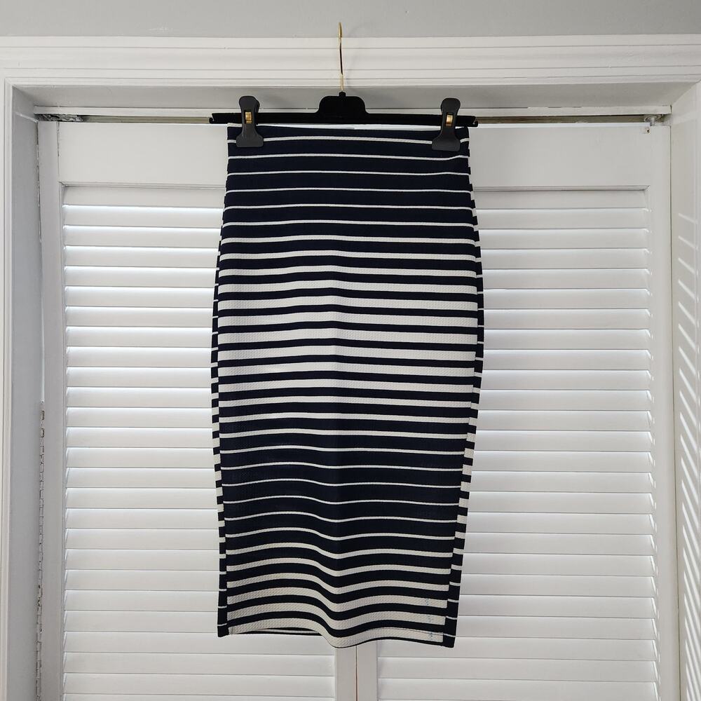 Wearever Body Slimming Pencil Skirt Blue and White Size S - Picture 7 of 7